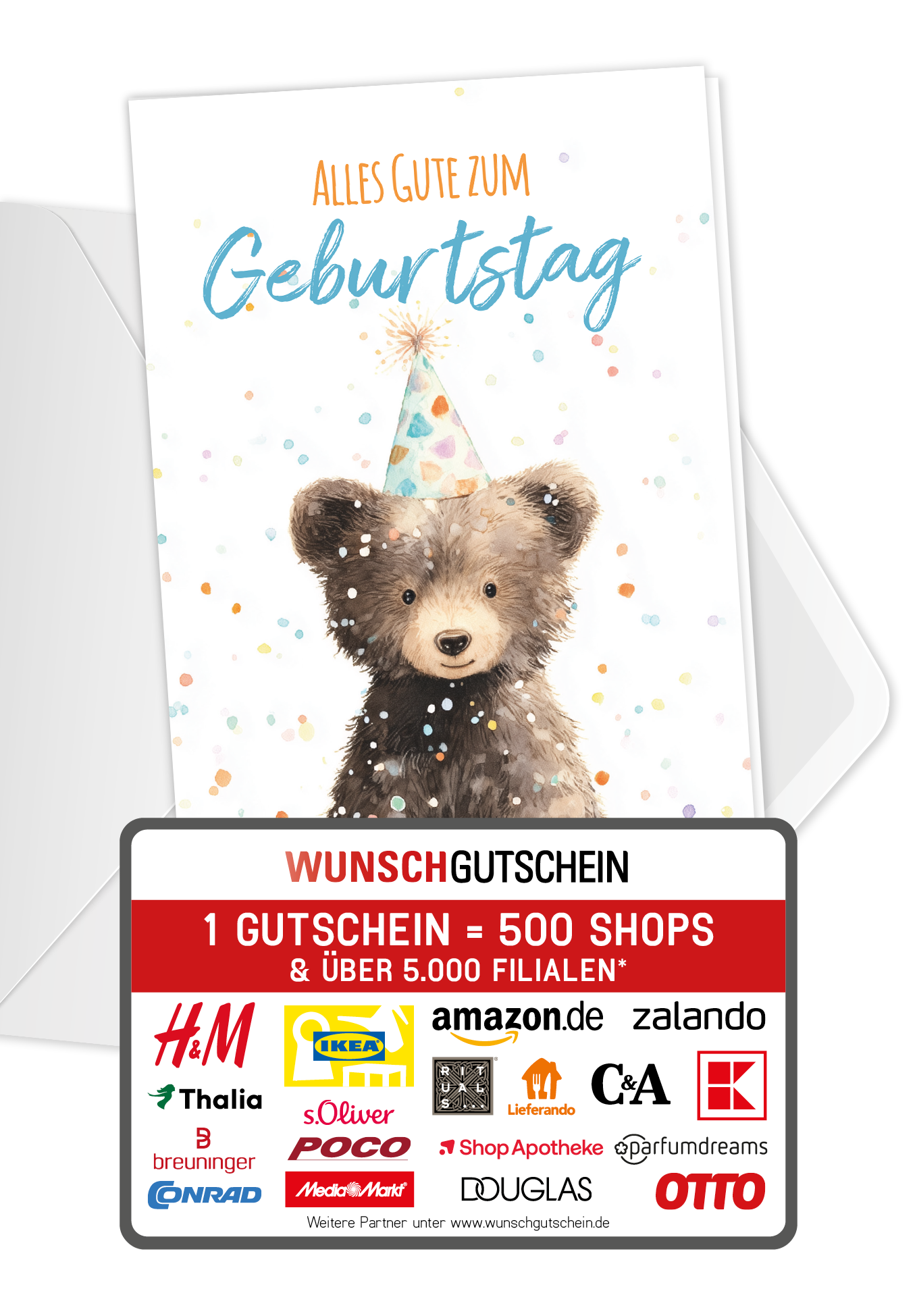 Alles Gute zum Geburtstag - Bär