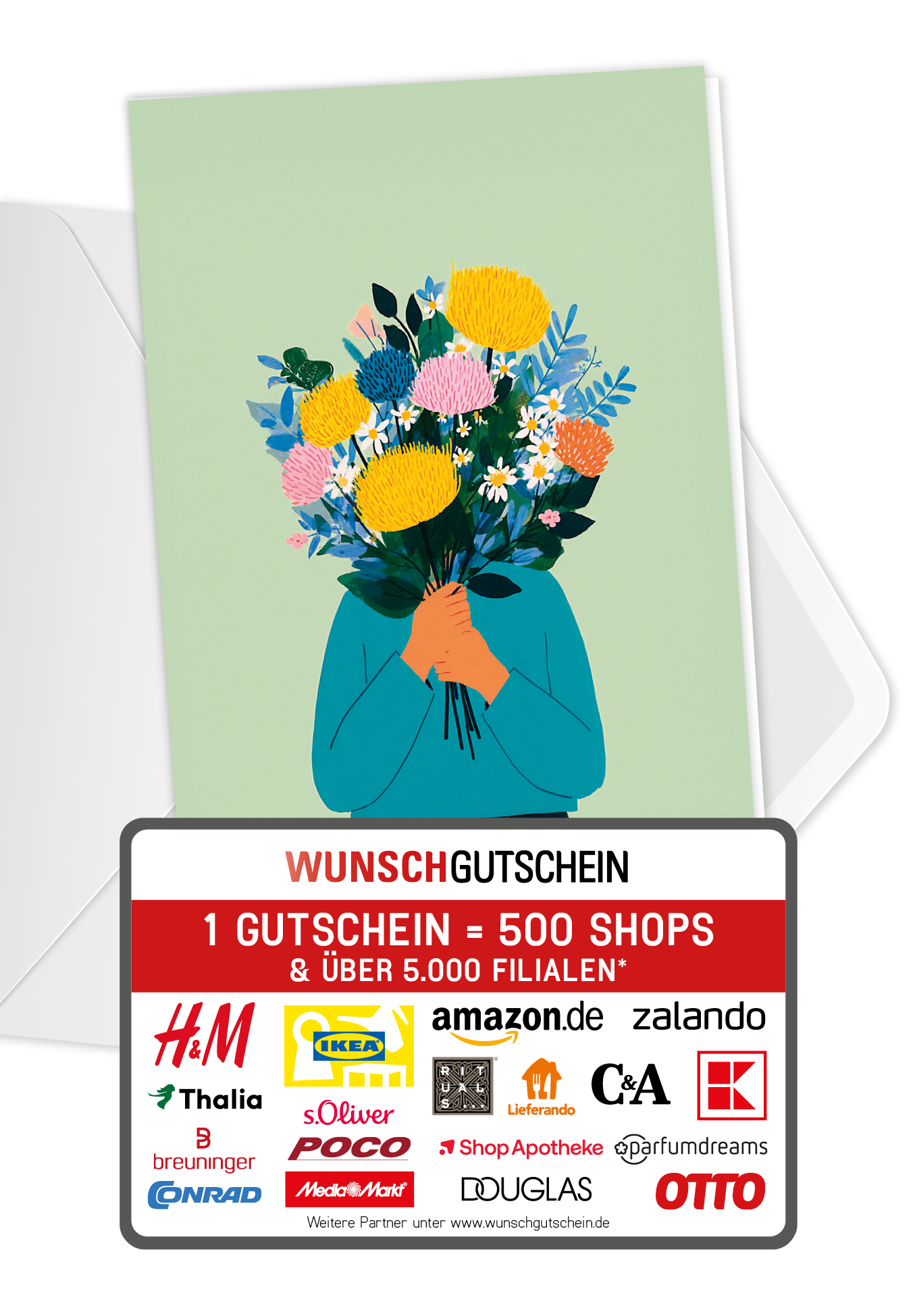 Blumenstrauß - Grün