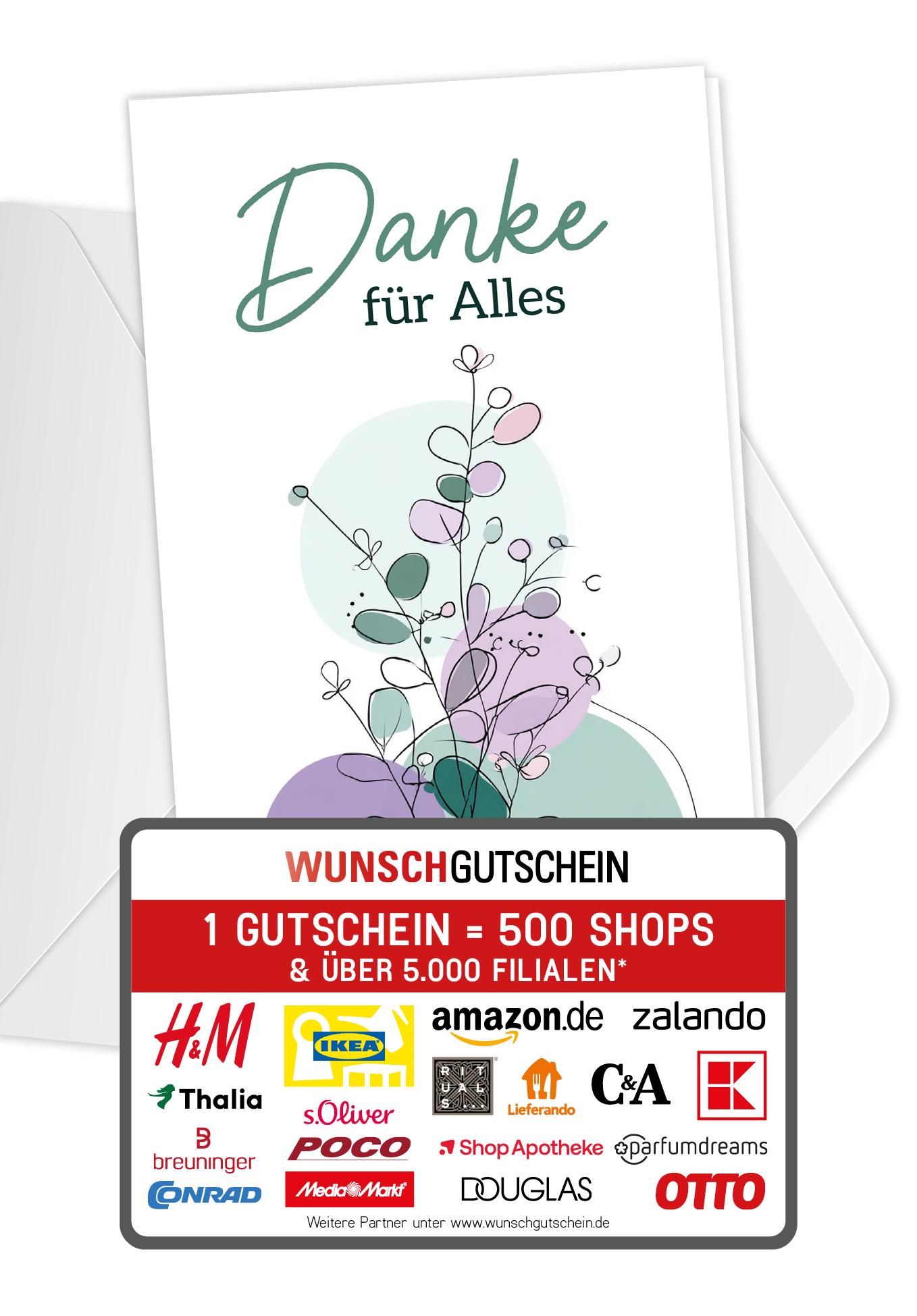 Danke für Alles - Lila Grün