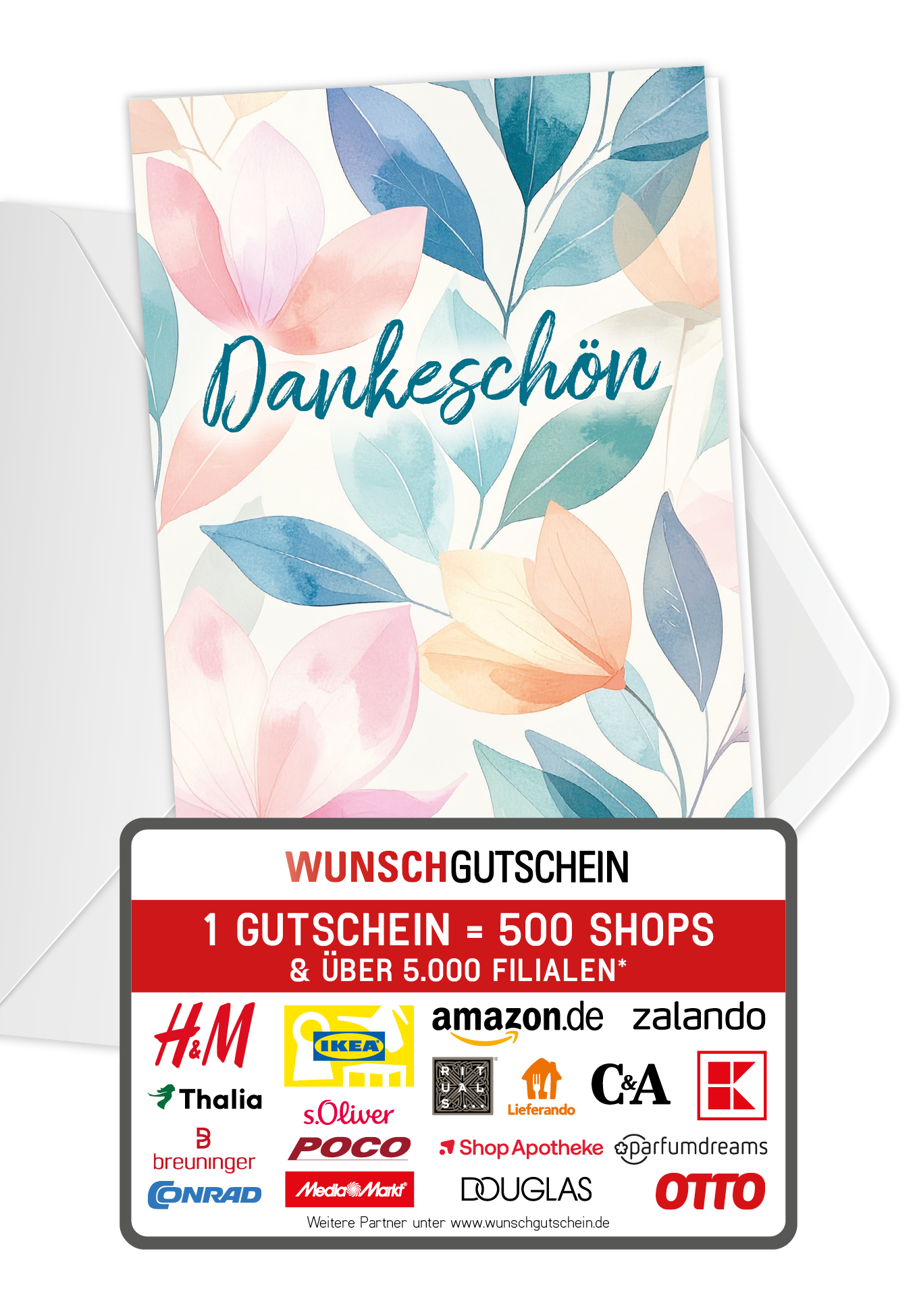 Dankeschön - Blätter Bunt