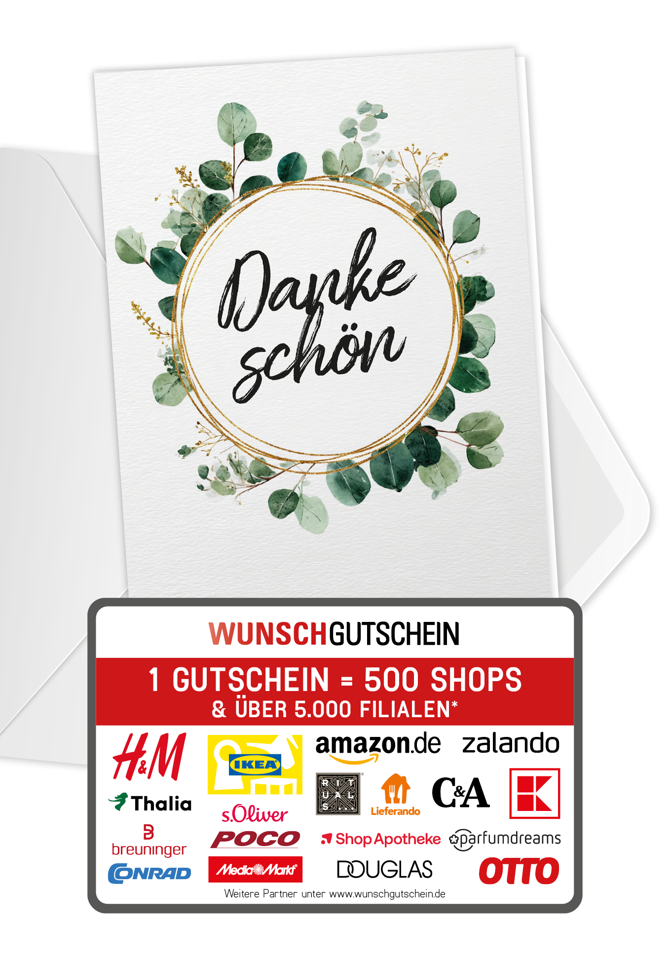 Dankeschön - Eucalyptus Kranz