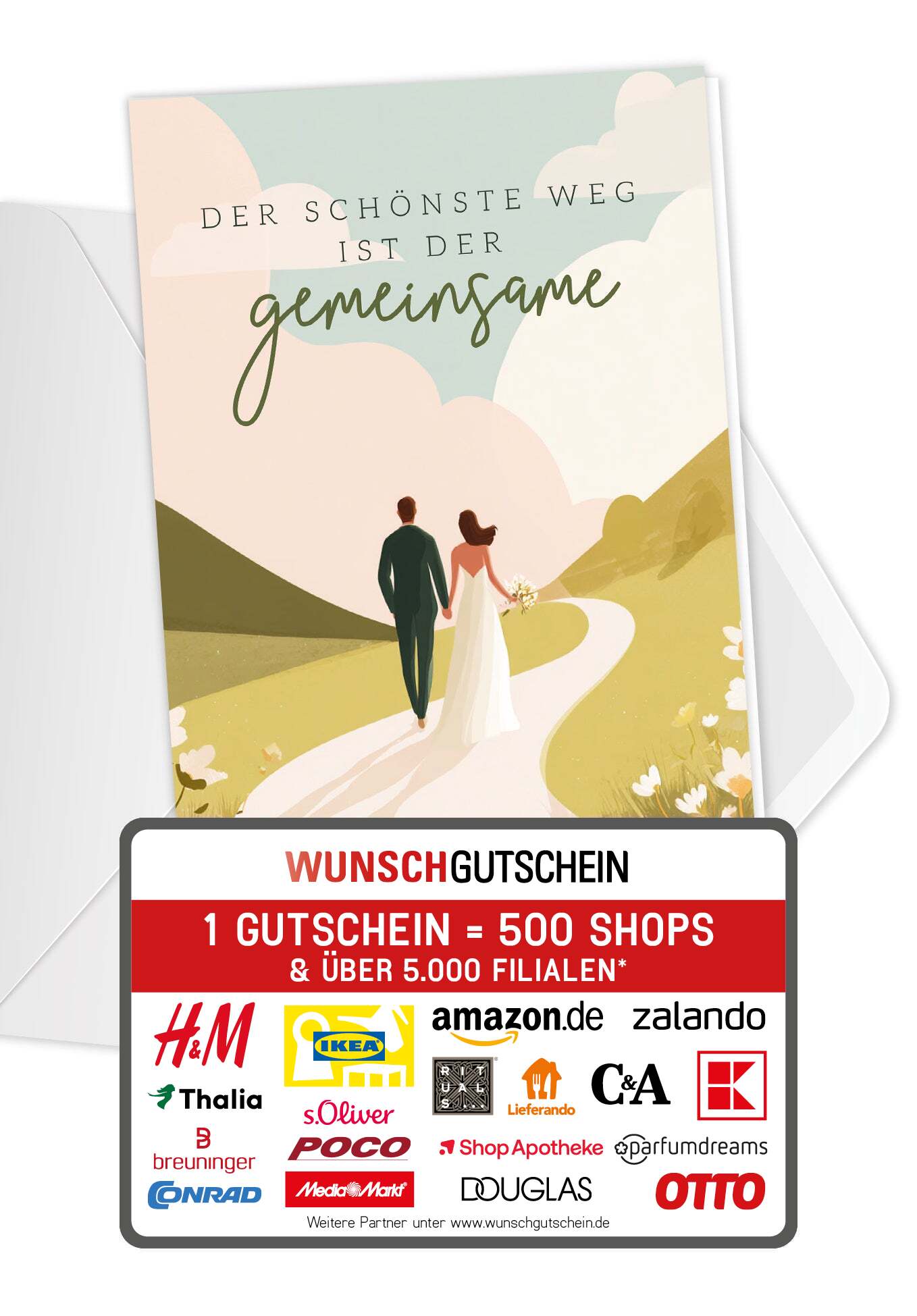 Der schönste Weg ist der gemeinsame - Brautpaar
