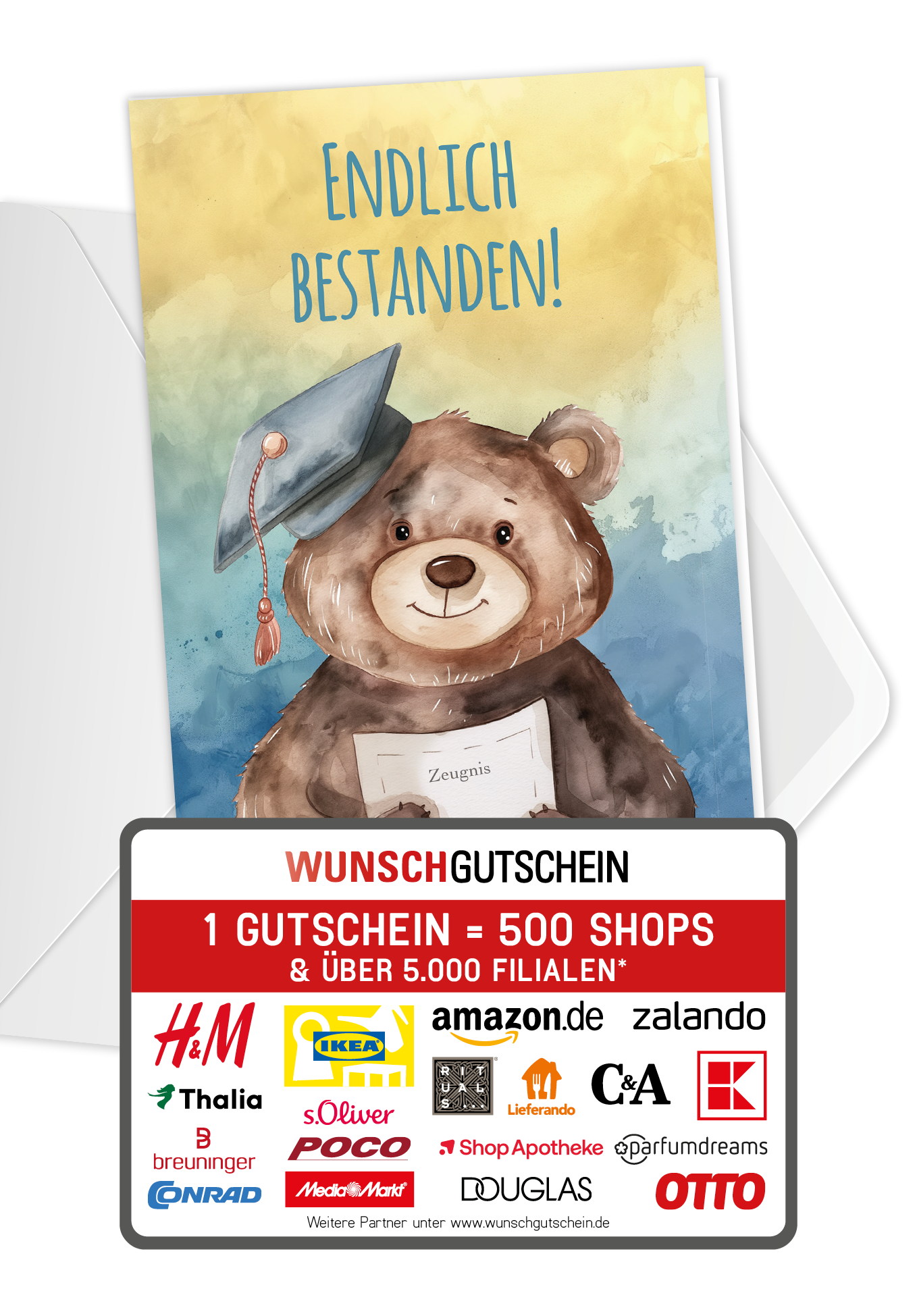 Endlich bestanden - Bär