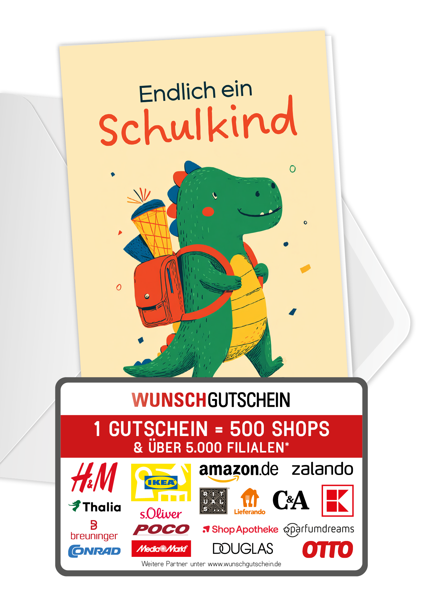Endlich ein Schulkind - Dino