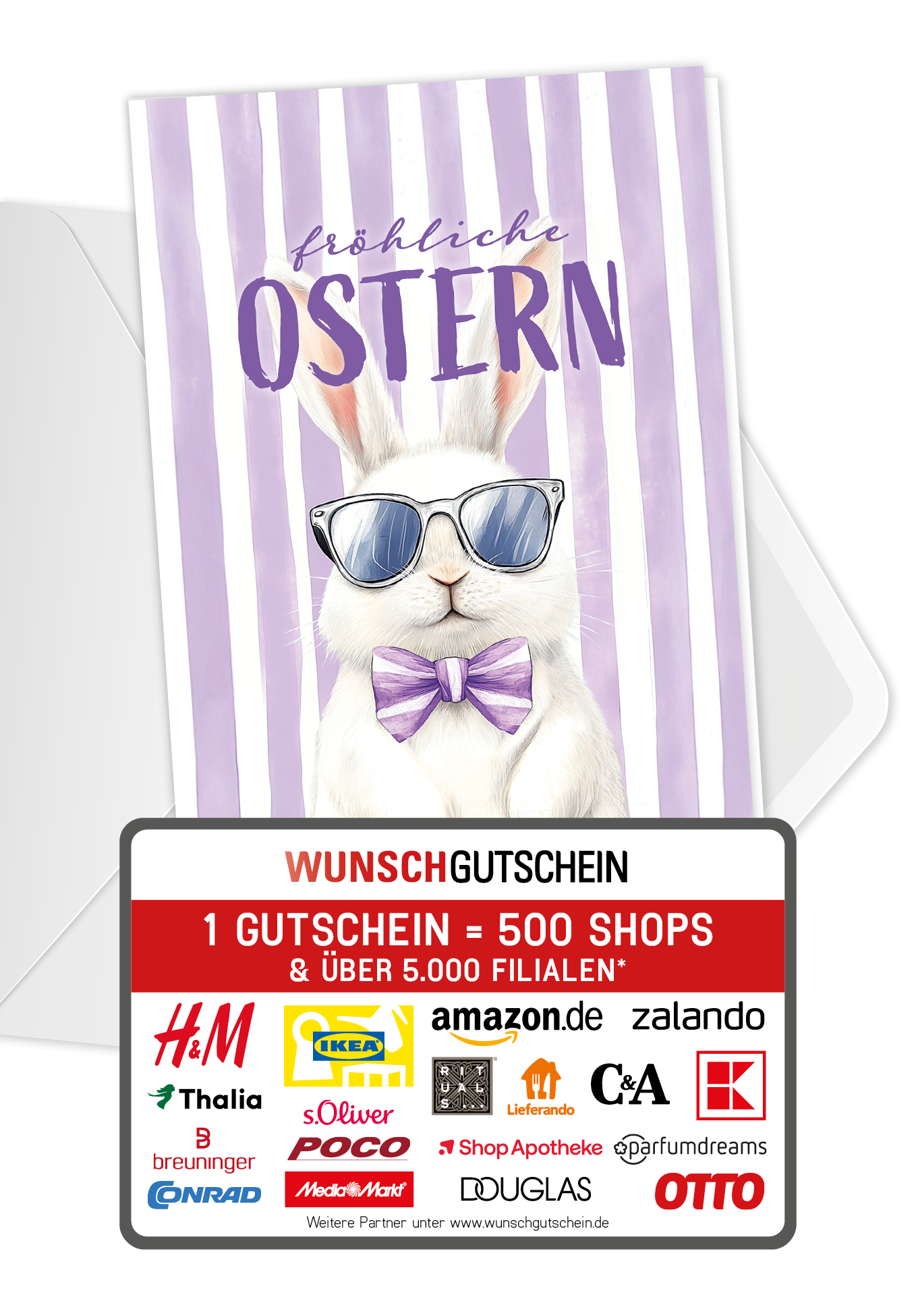 Fröhliche Ostern - Hase Sonnenbrille