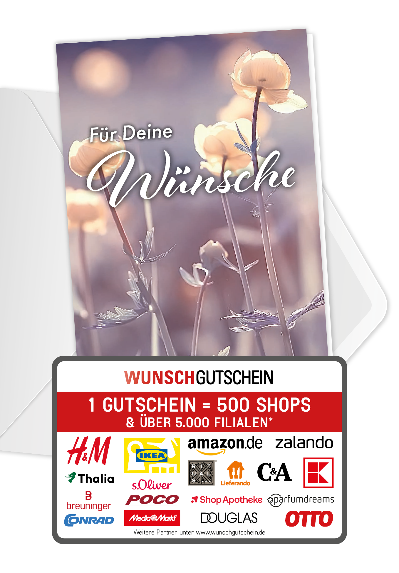 Für deine Wünsche - Blumen