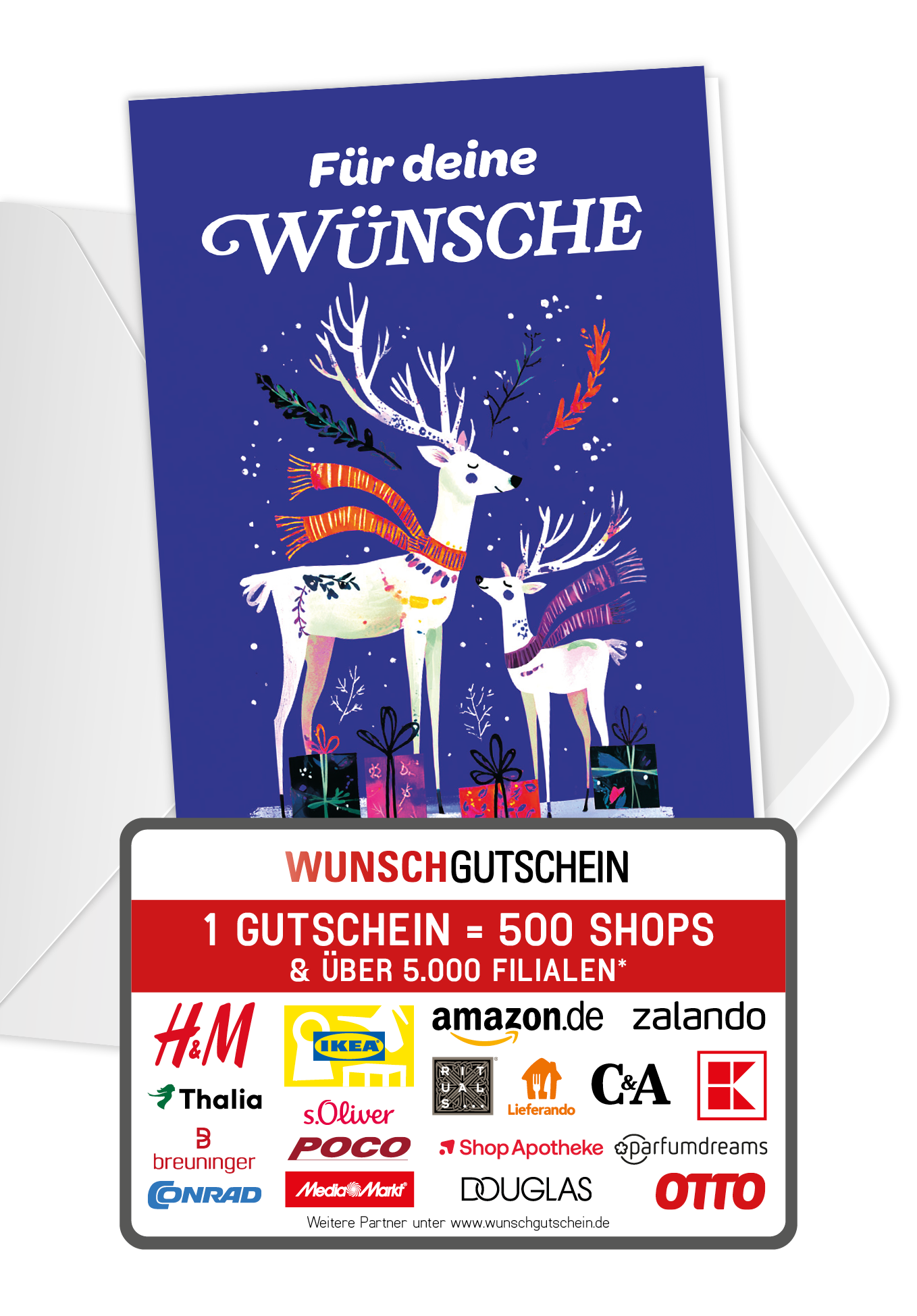 Für deine Wünsche - Rentier Pakete