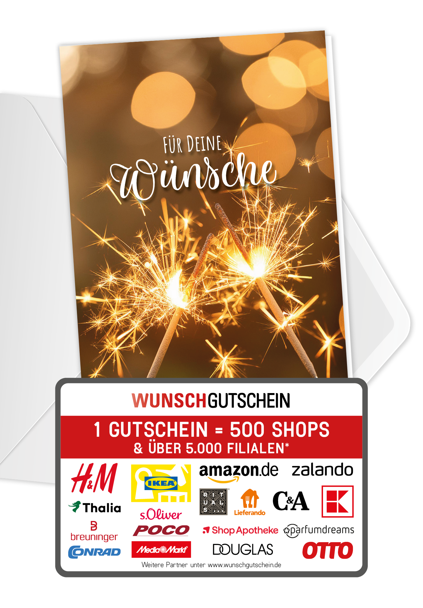 Für deine Wünsche – Wunderkerze