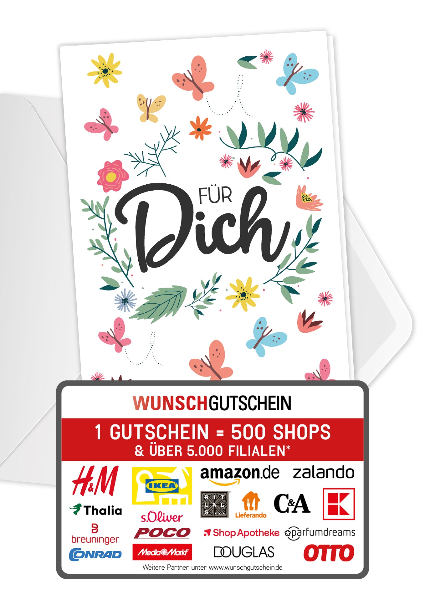 Für Dich - Bunte Schmetterlinge