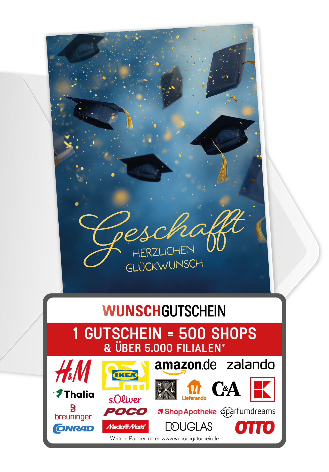 Geschafft - Hüte Blau Gold
