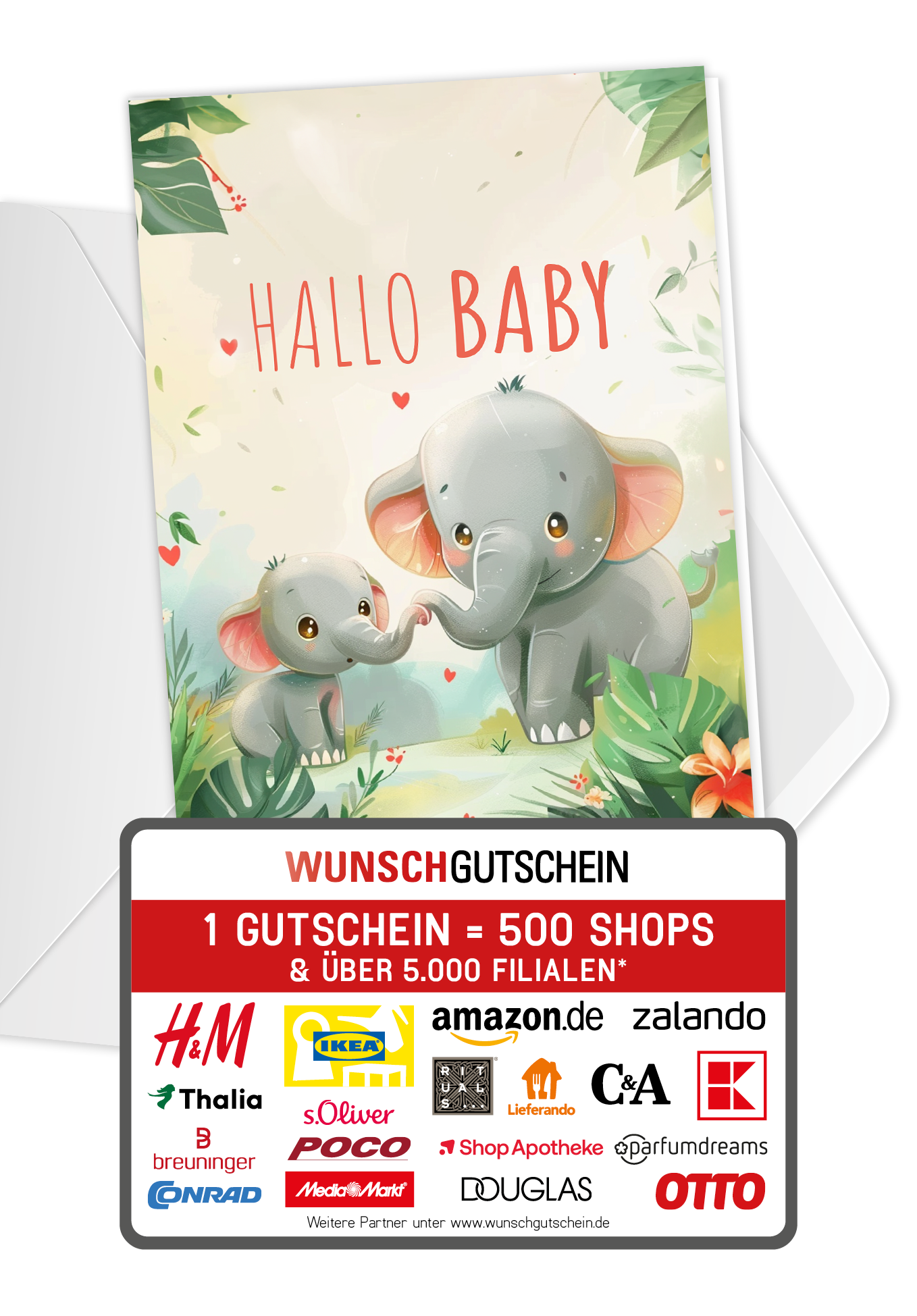 Hallo Baby - Elefanten