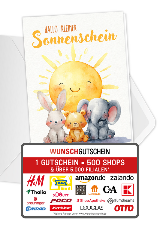 Hallo Sonnenschein - Sonne Tiere
