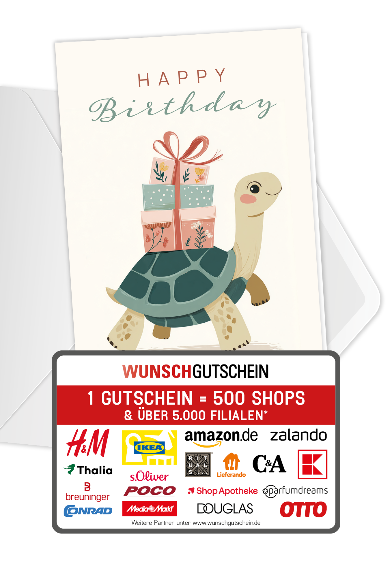 Happy Birthday - Schildkröte