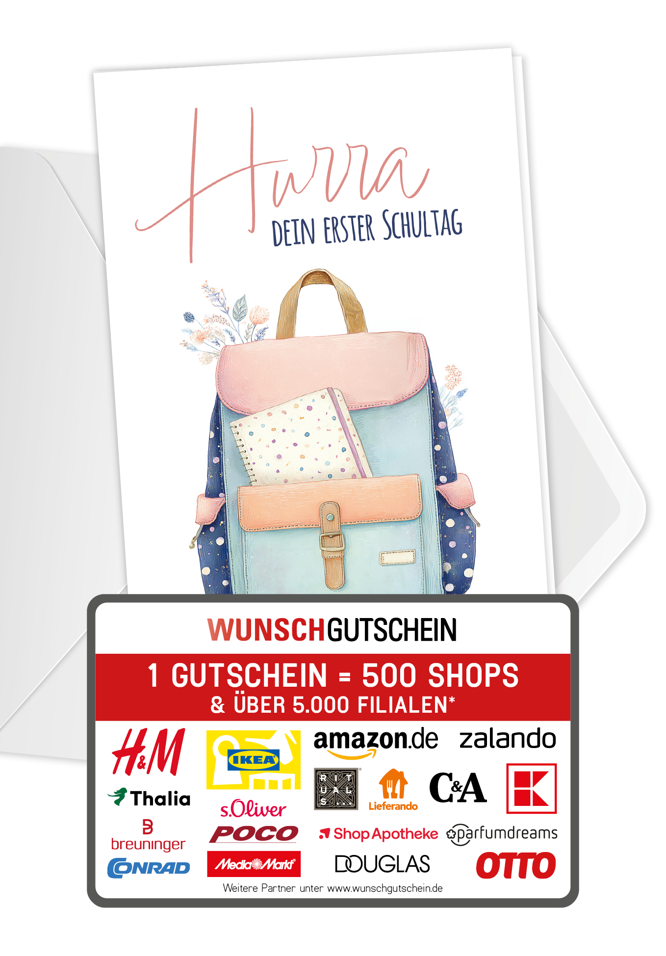 Hurra erster Schultag - Rucksack