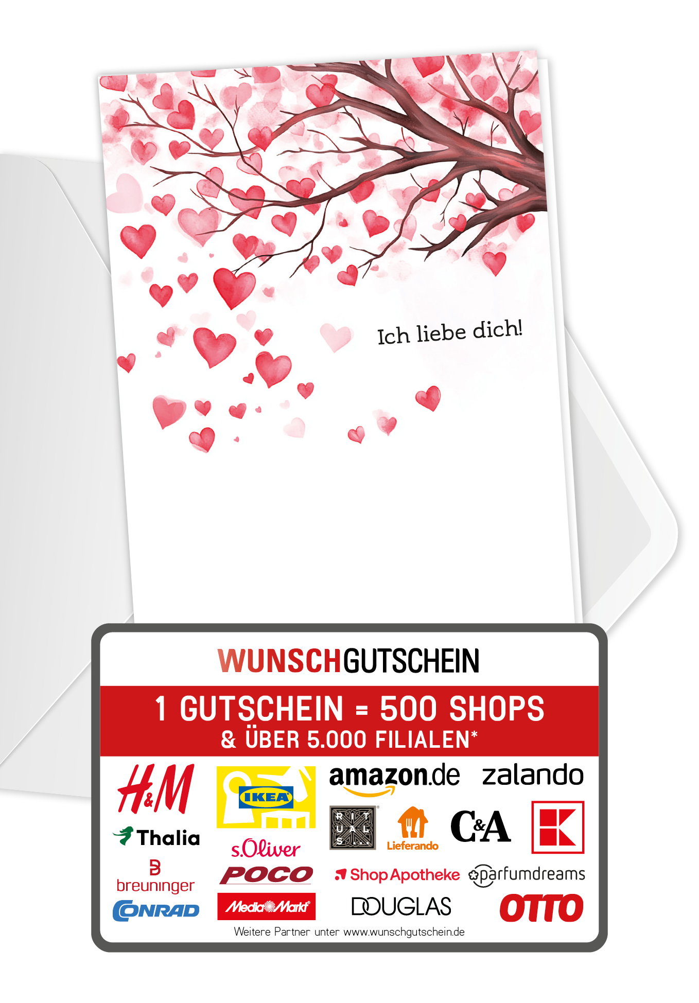 Ich Liebe Dich - Herz Baum