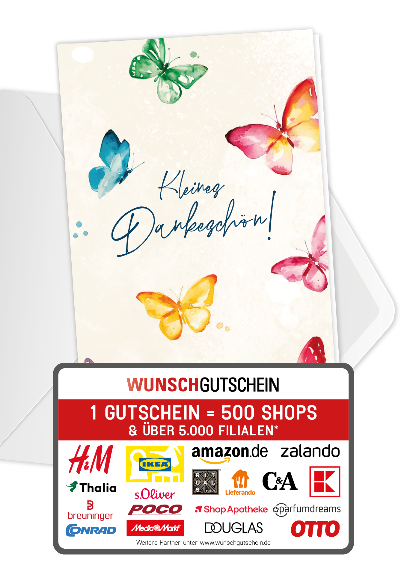 Kleines Dankeschön - Schmetterlinge