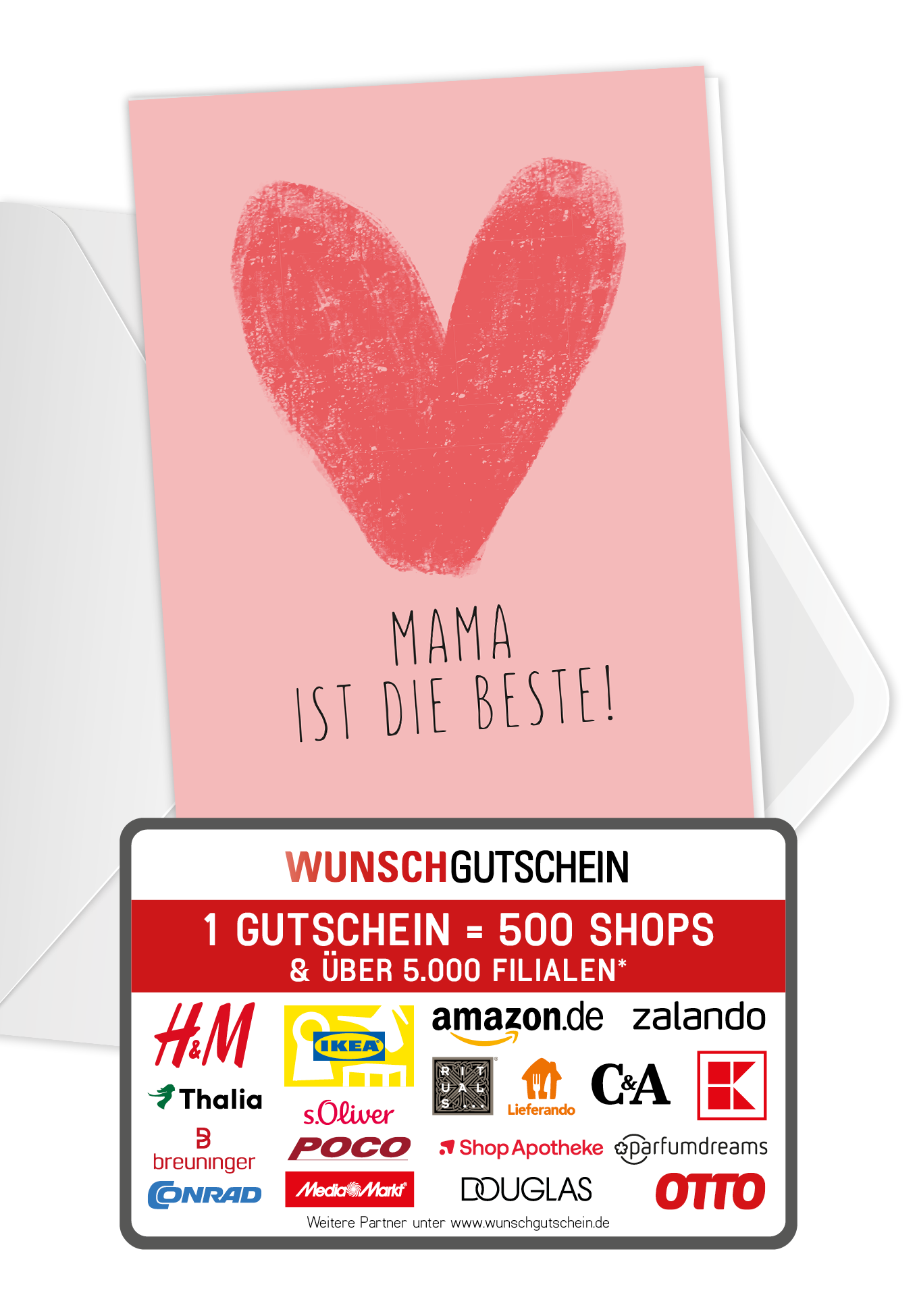 Mama ist die Beste - Herz