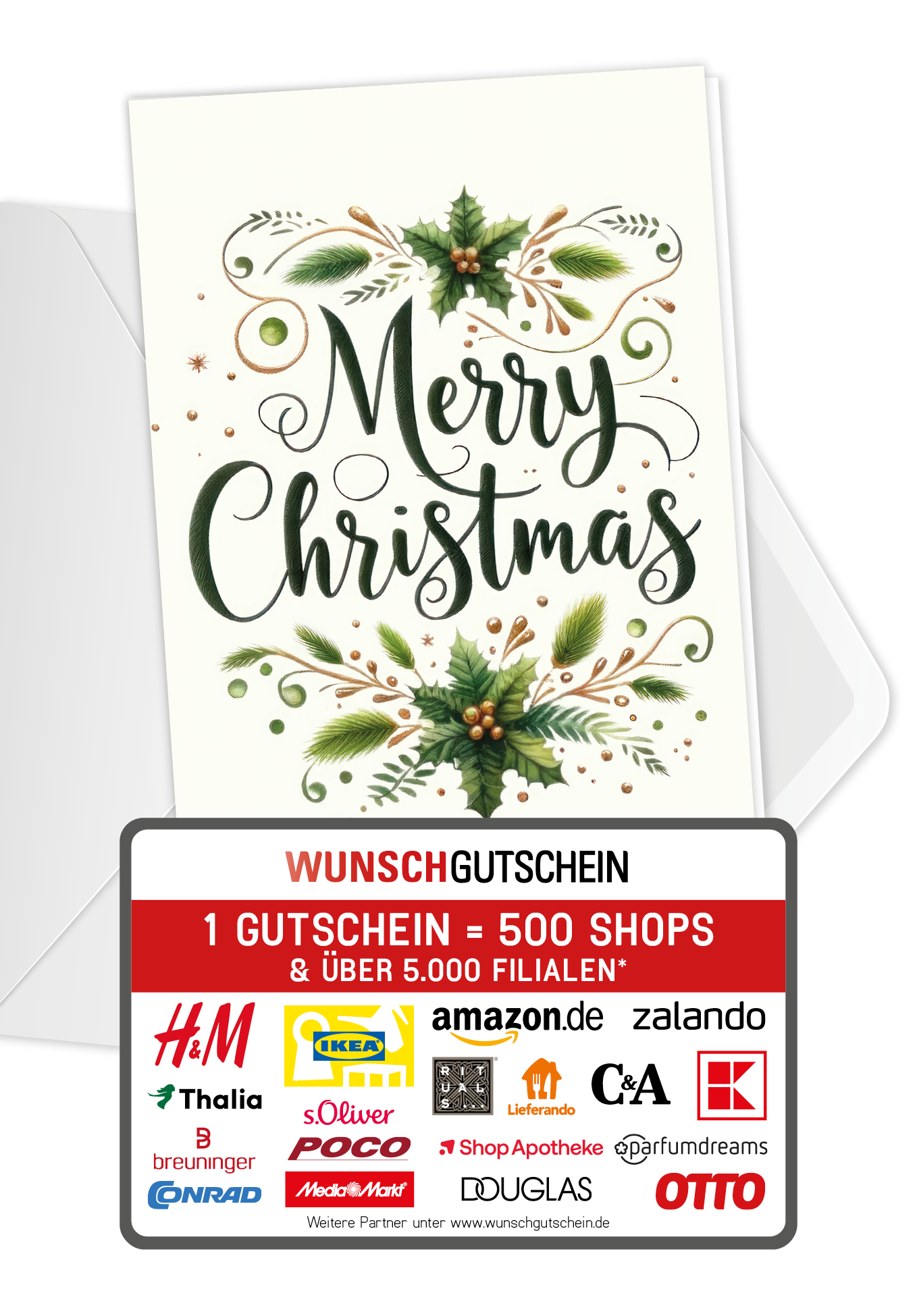 Merry Christmas - Zweige