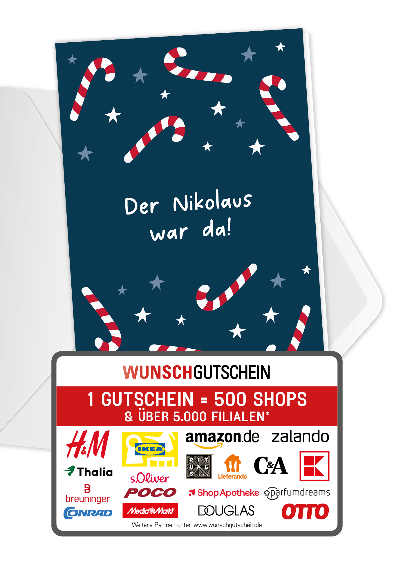 Nikolaus war da - Zuckerstangen