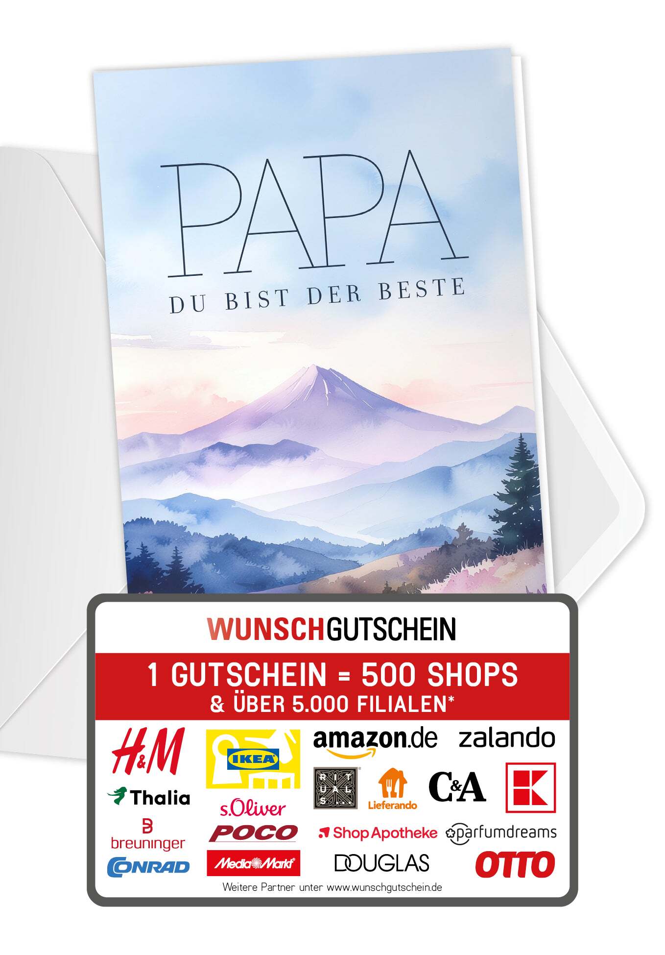 Papa du bist der Beste - Berg