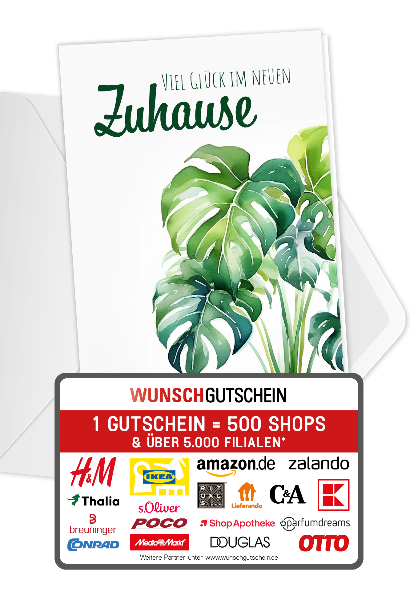 Viel Glück Zuhause - Pflanze