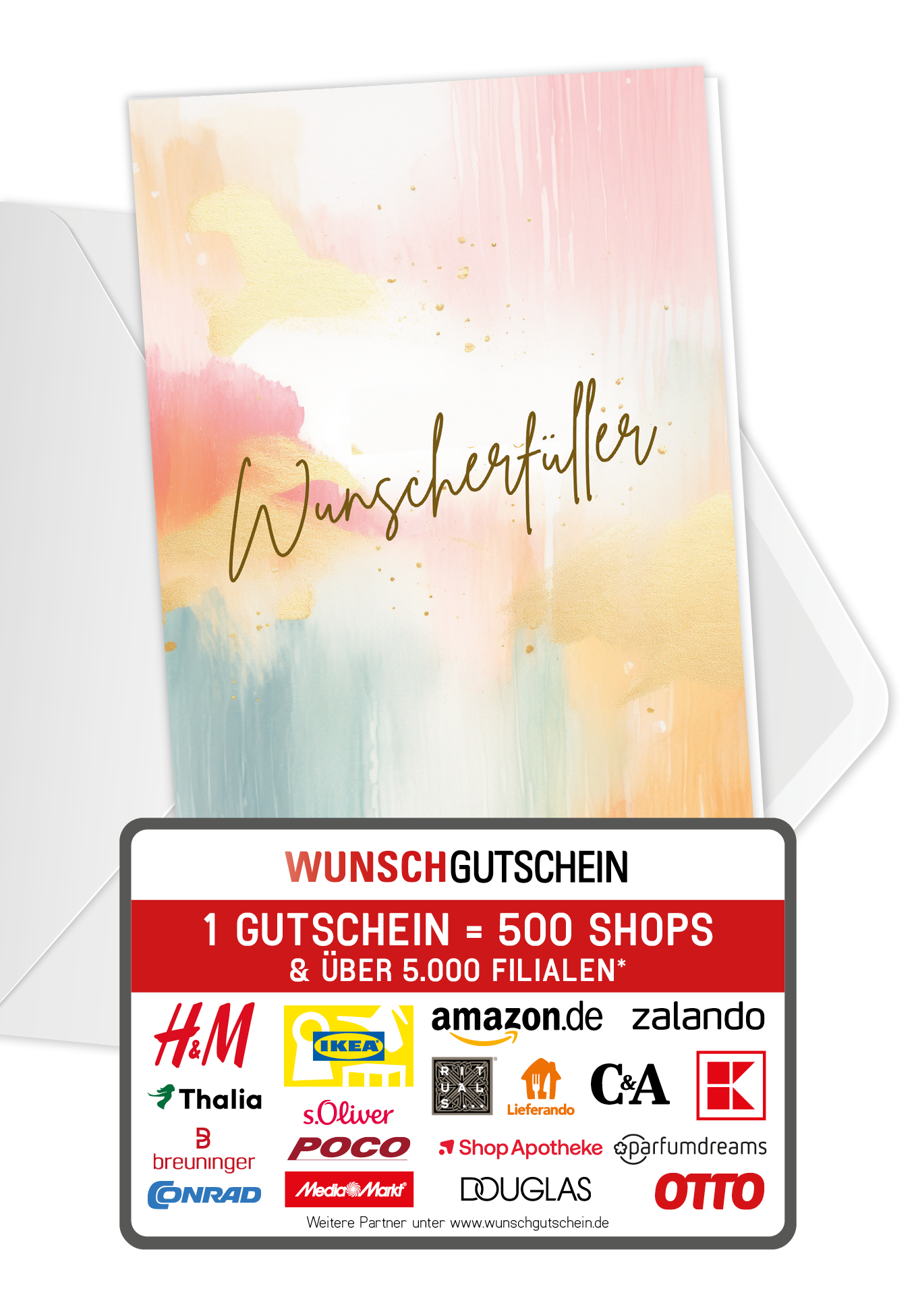 Wunscherfüller - Aquarell Bunt