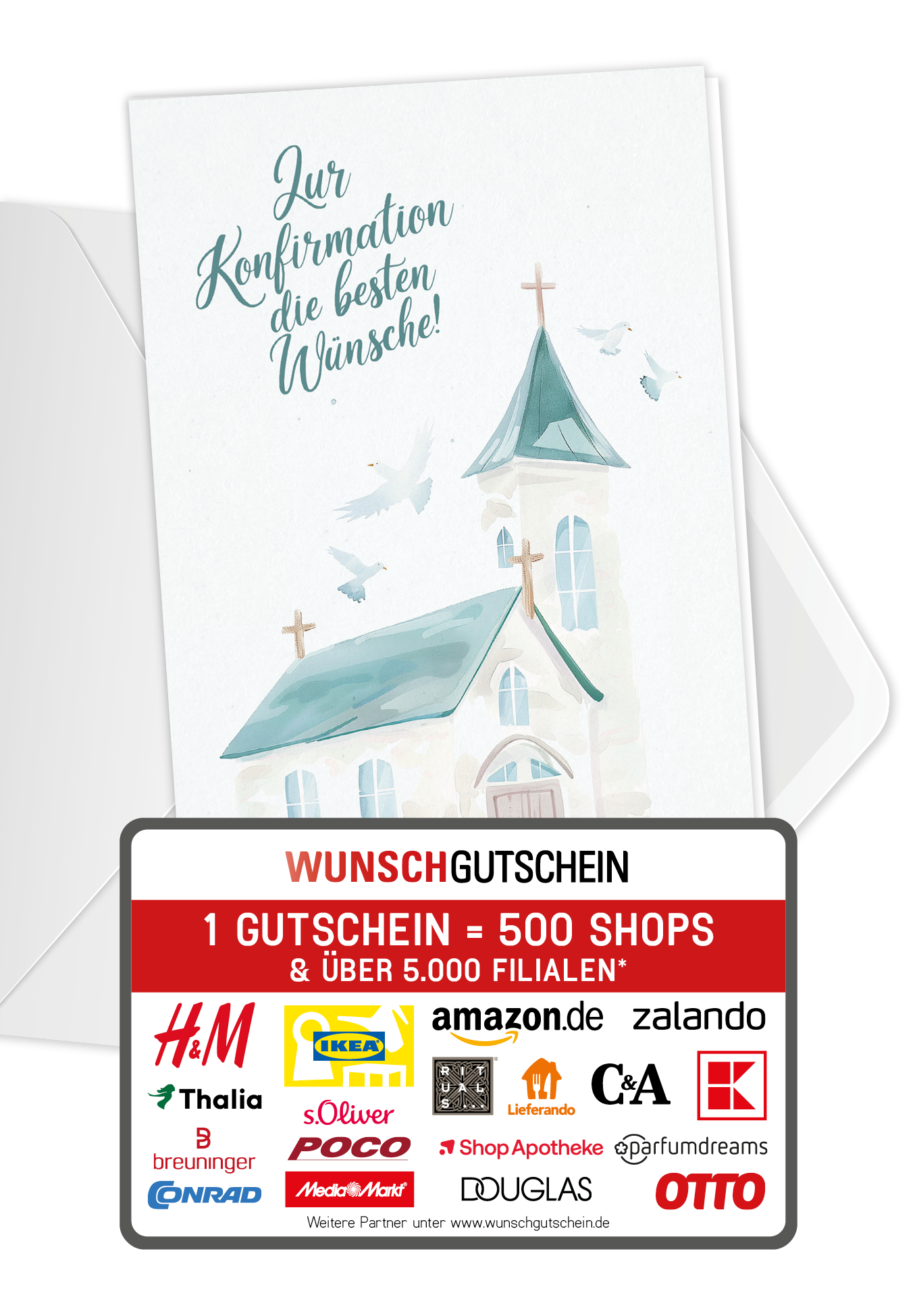 Zur Konfirmation - Kirche Grün